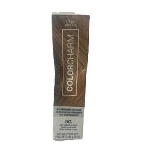 Wella Color Charm Demi-Permanent Haircolor - 8G - Light Golden Blonde , 2oz